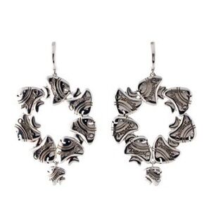 Chantecler Fish Hoop Earrings